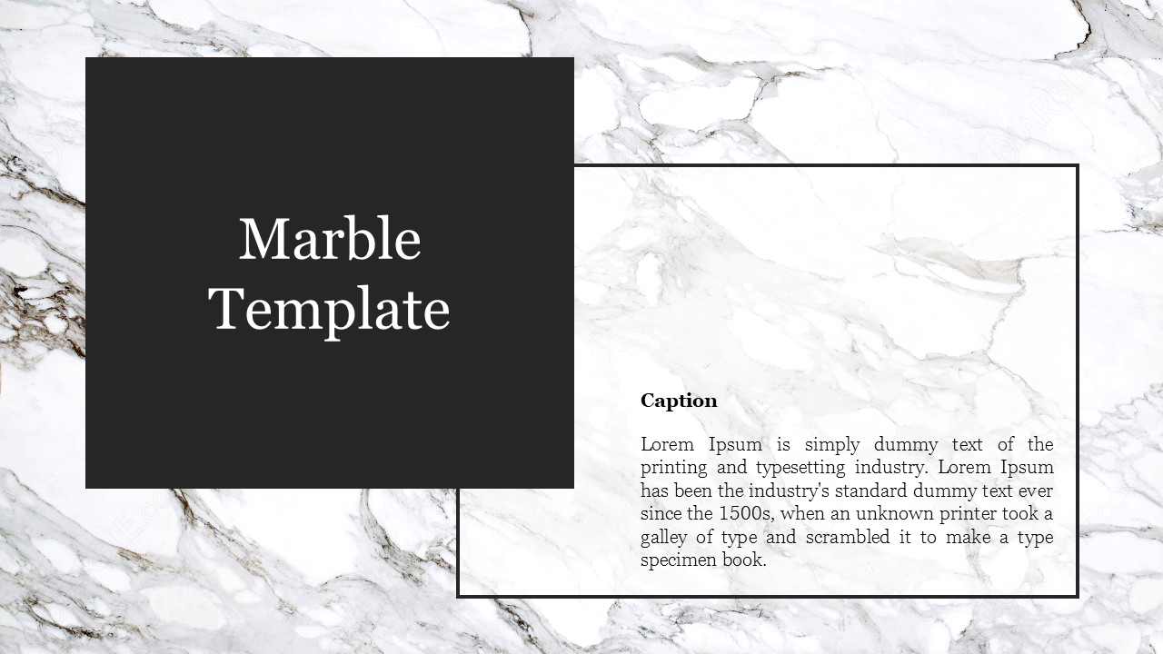 Marble Template